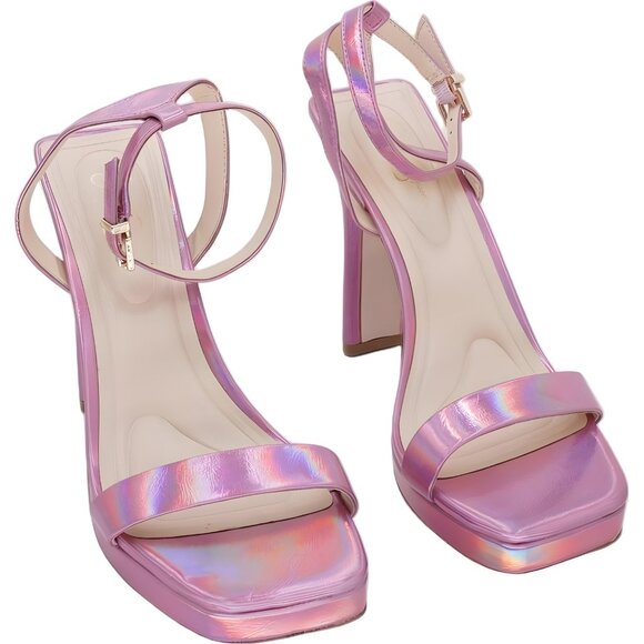 Jessica Simpson Adonia Platform Sandal Pink Iridescent Women's US 8.5 M - Picture 1 of 6